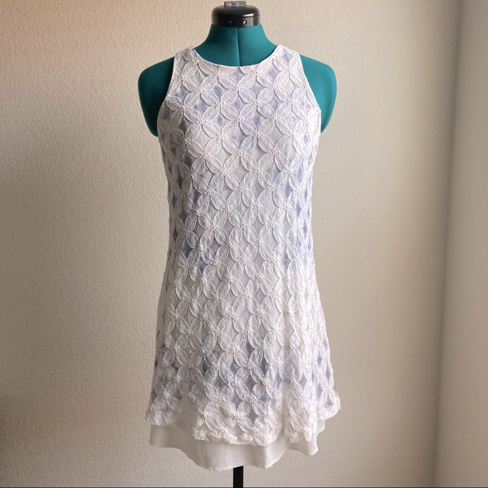 Floral Embroidered and Lace dress